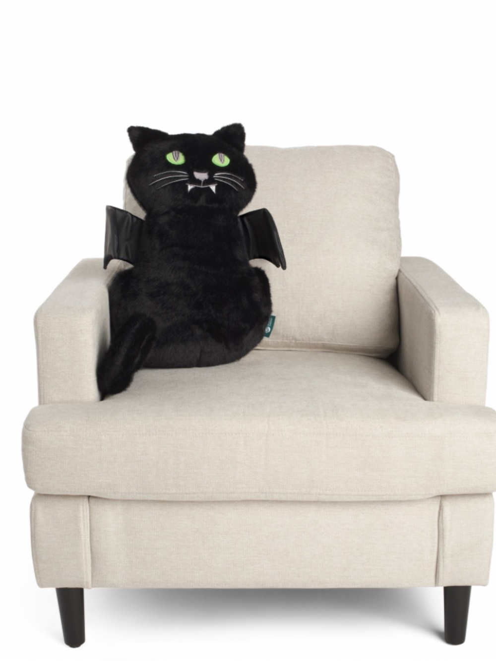 HUMANE WORLD FOR ANIMALS 20x23 bat and cat shaped pillow
